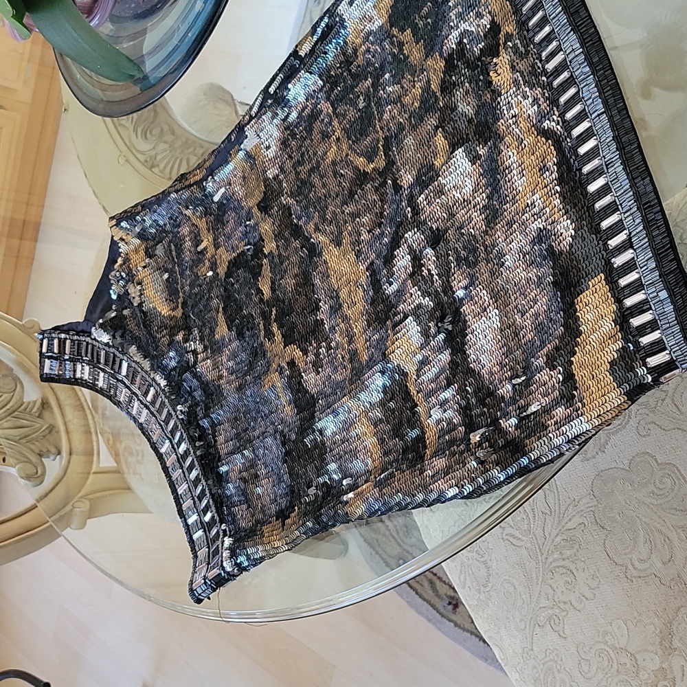 Beautiful Bebe Addiction Sequins  Dress